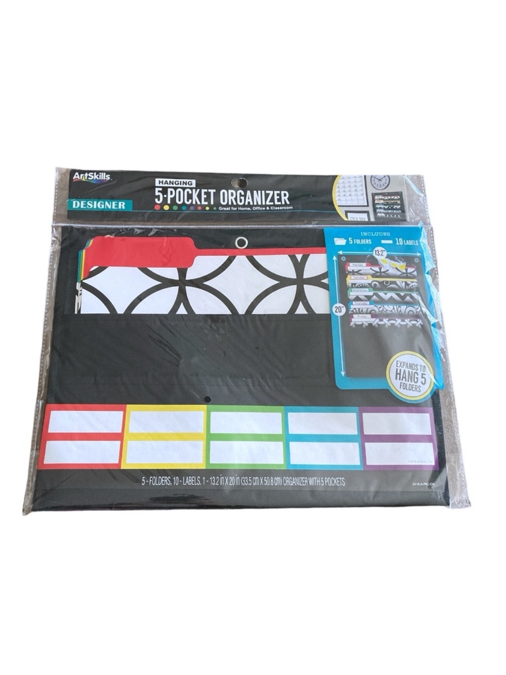 ArtSkills Designer Hanging 5-Pocket Organizer